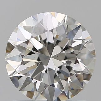 1.01 Carat Round H VS2 EX GIA Natural Diamond