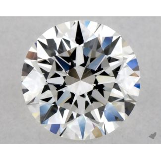 0.40 Carat Round F SI2 EX GIA Natural Diamond