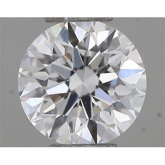 0.24 Carat Round D VVS1 EX GIA Natural Diamond