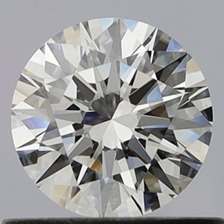 0.57 Carat Round D VVS1 EX GIA Natural Diamond