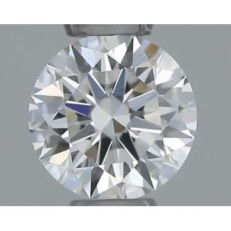 0.22 Carat Round G VVS2 EX VG GIA Natural Diamond