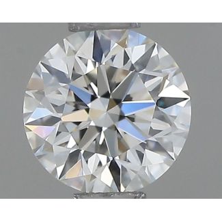 0.46 Carat Round H VVS1 EX GIA Natural Diamond