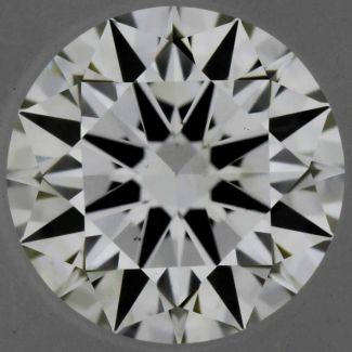 0.31 Carat Round H VS1 EX GIA Natural Diamond