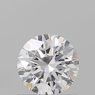 0.71 Carat Round D VVS2 EX GIA Natural Diamond