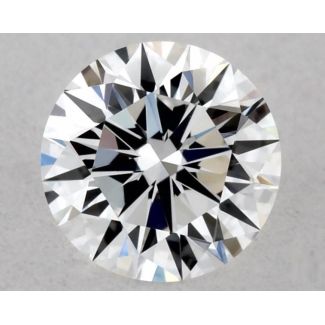 0.36 Carat Round D VVS2 EX GIA Natural Diamond