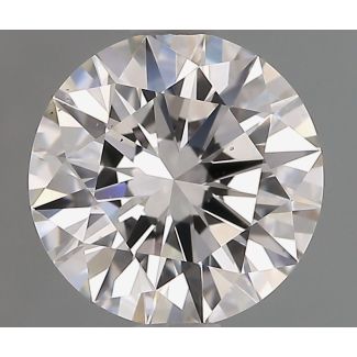 1.5 Carat Round H VS2 EX GIA Natural Diamond