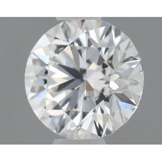 0.36 Carat Round H SI1 EX GIA Natural Diamond