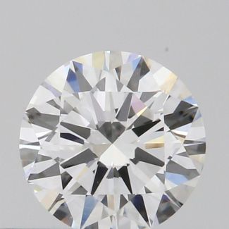 0.39 Carat Round D VS1 EX VG GIA Natural Diamond