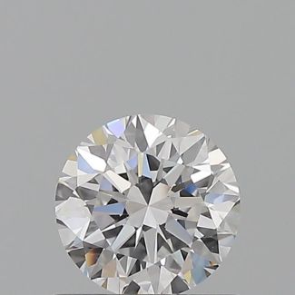 0.6 Carat Round D VVS1 VG EX GIA Natural Diamond