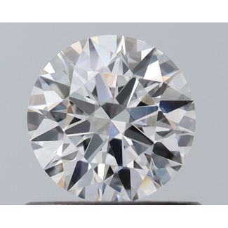 0.56 Carat Round G VVS1 EX GIA Natural Diamond