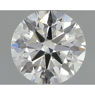 0.35 Carat Round F SI1 EX GIA Natural Diamond