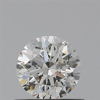 0.42 Carat Round H SI1 EX GIA Natural Diamond