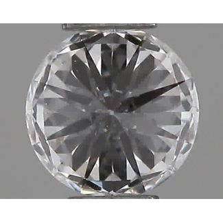 0.23 Carat Round D VVS2 VG EX GIA Natural Diamond