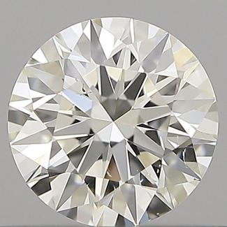 0.6 Carat Round H SI1 EX IGI Natural Diamond