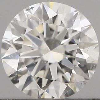 0.40 Carat Round G SI2 EX GIA Natural Diamond