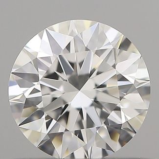 0.54 Carat Round E VVS1 EX GIA Natural Diamond