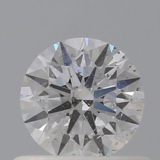 0.50 Carat Round D SI1 EX VG GIA Natural Diamond