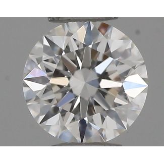 0.24 Carat Round F VVS2 EX GIA Natural Diamond