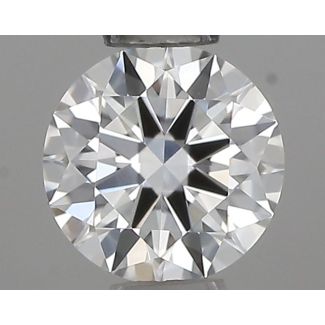 0.31 Carat Round G VVS1 EX IGI Natural Diamond