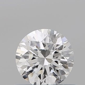 0.5 Carat Round E IF EX GIA Natural Diamond