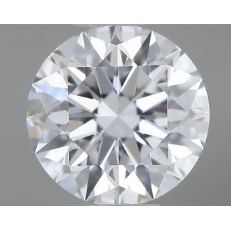 0.32 Carat Round D VVS2 EX GIA Natural Diamond