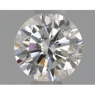 0.30 Carat Round H SI2 VG EX GIA Natural Diamond