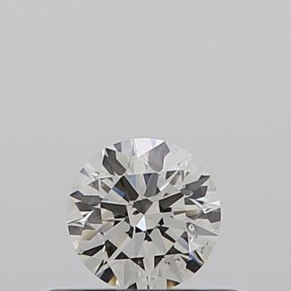 0.30 Carat Round J SI1 EX GIA Natural Diamond