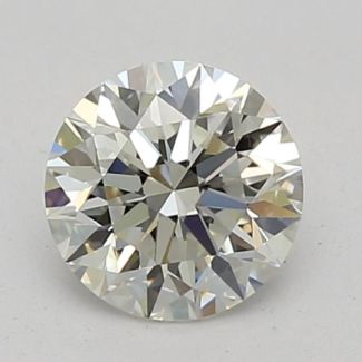 0.40 Carat Round I VVS2 VG EX GIA Natural Diamond