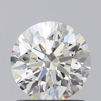 0.95 Carat Round H VVS2 EX VG GIA Natural Diamond