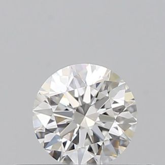 0.3 Carat Round F VVS2 VG EX GIA Natural Diamond