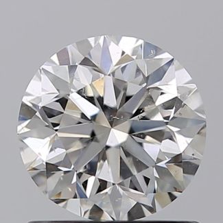 0.90 Carat Round F SI1 G VG GIA Natural Diamond