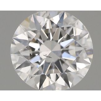 0.35 Carat Round E SI2 EX GIA Natural Diamond