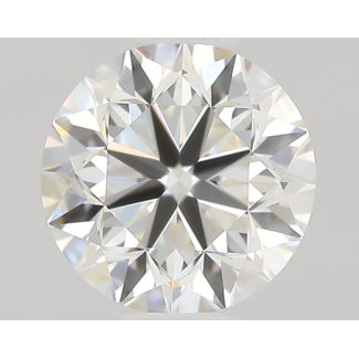 0.6 Carat Round H VVS1 VG EX GIA Natural Diamond