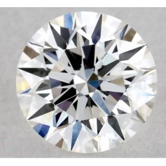 0.31 Carat Round F VVS2 EX GIA Natural Diamond