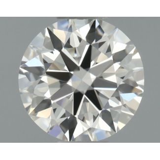 0.42 Carat Round H VVS1 EX GIA Natural Diamond