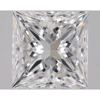 1.5 Carat Princess D VVS2 - EX GIA Natural Diamond