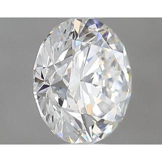 0.51 Carat Round F SI1 EX GIA Natural Diamond