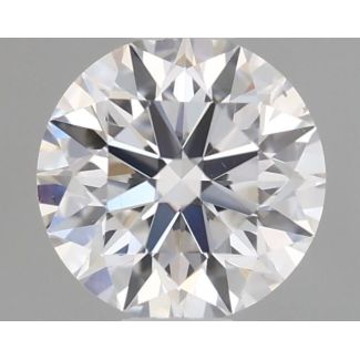 0.51 Carat Round E VS2 EX GIA Natural Diamond