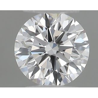 0.18 Carat Round D VVS1 EX GIA Natural Diamond