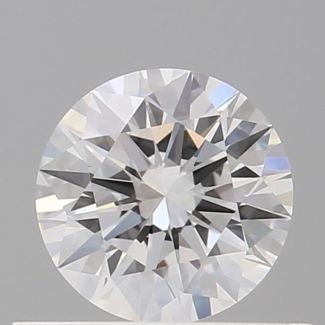 0.47 Carat Round D VVS1 EX GIA Natural Diamond