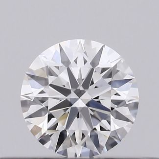 0.25 Carat Round D VVS2 EX GIA Natural Diamond