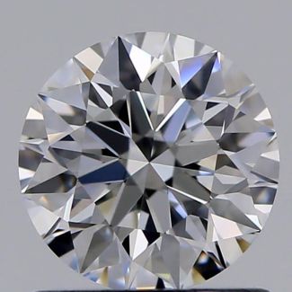 0.83 Carat Round D VVS2 EX GIA Natural Diamond