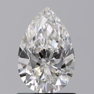 0.81 Carat Pear F SI1 - EX VG GIA Natural Diamond