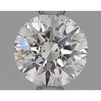 0.64 Carat Round E SI2 EX GIA Natural Diamond