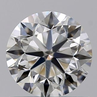 0.80 Carat Round H VS2 VG EX GIA Natural Diamond