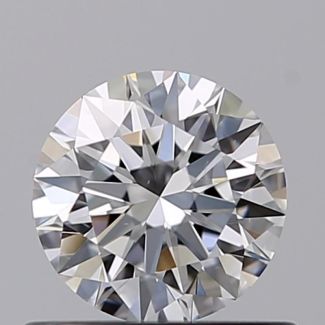 0.50 Carat Round D SI1 EX GIA Natural Diamond