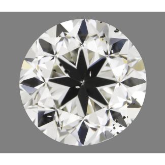 1.00 Carat Round I SI2 GD EX IGI Natural Diamond