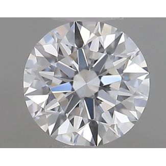 0.34 Carat Round D VVS1 EX GIA Natural Diamond