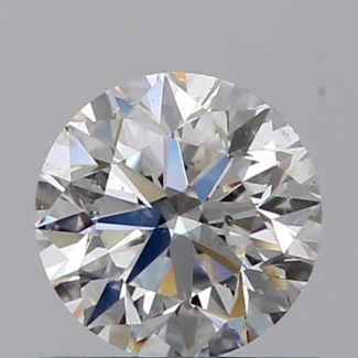 0.60 Carat Round F SI2 VG GIA Natural Diamond