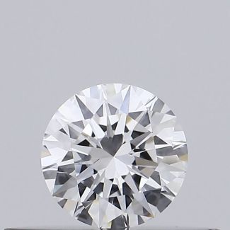 0.25 Carat Round D VVS2 EX GIA Natural Diamond